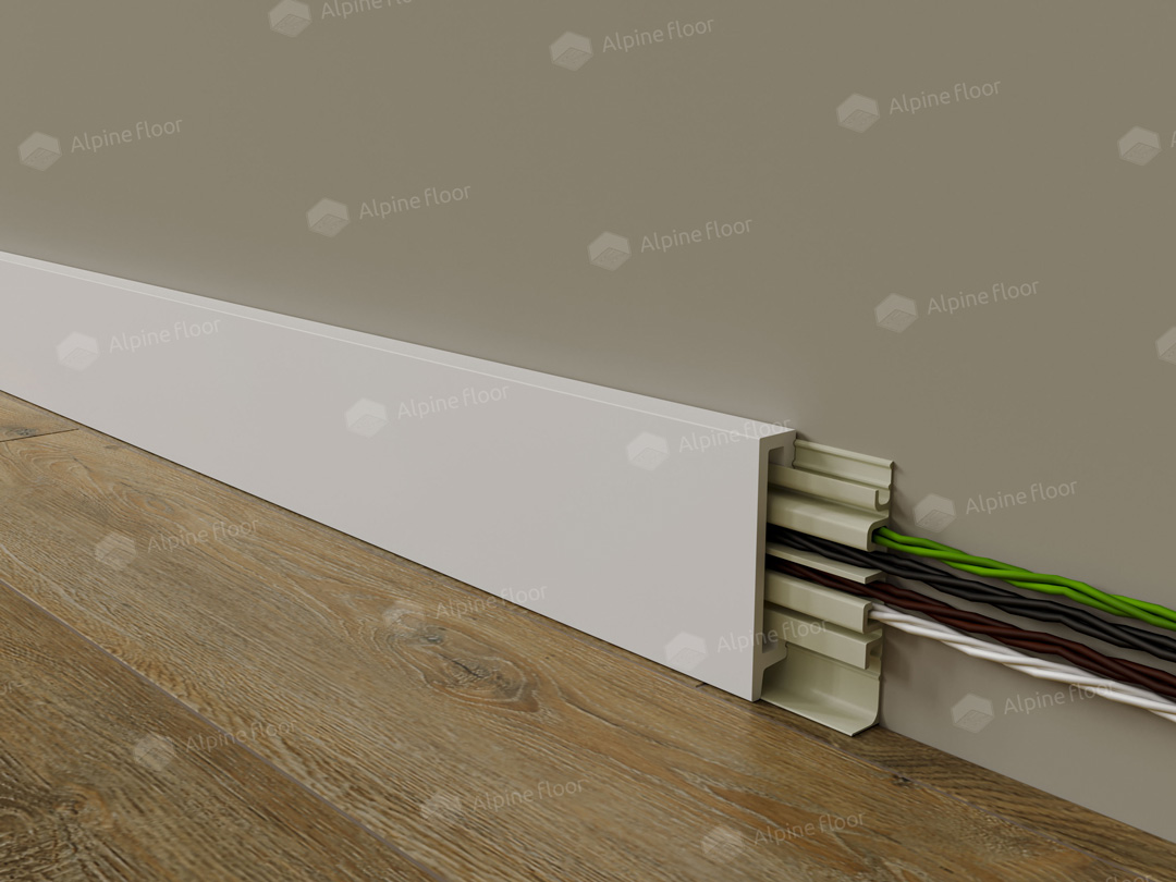 Плинтус UHD полимер Tanle TL018046 Генар 80х16х2000, упаковка 1 шт